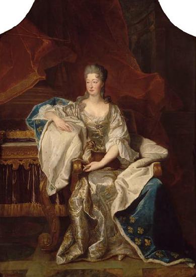 Hyacinthe Rigaud Portrait of Marie Anne de Bourbon